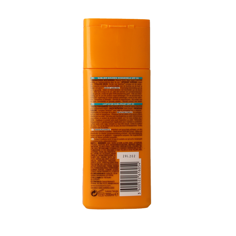 Sublime Sublime sun perfect bronz SPF30 200 Milliliter