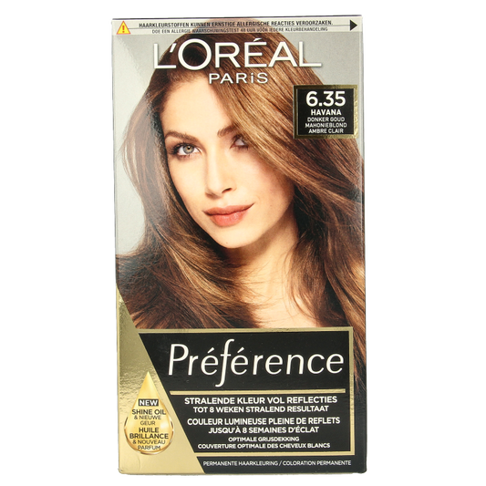 Preference 6.35 Havana donker goud mahonieblond  1 Set