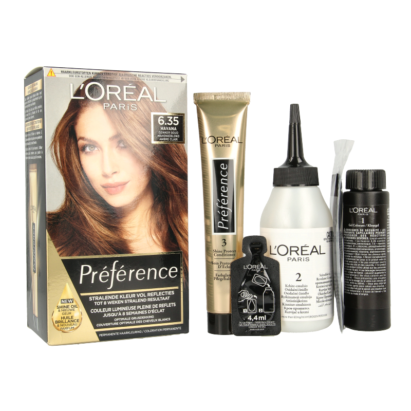 Preference 6.35 Havana donker goud mahonieblond  1 Set