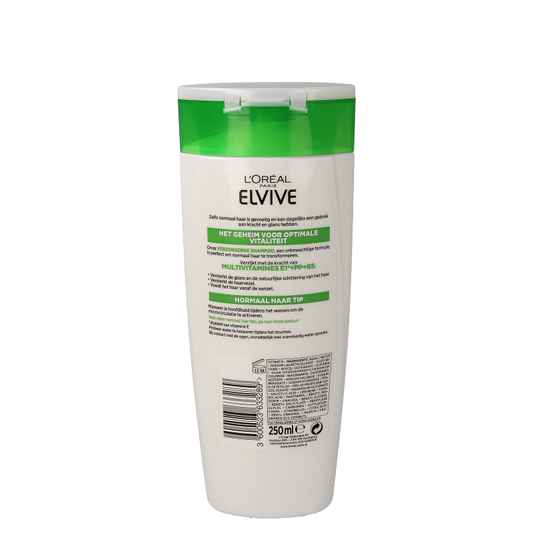 Elvive Shampoo multivit normaal haar 250 Milliliter