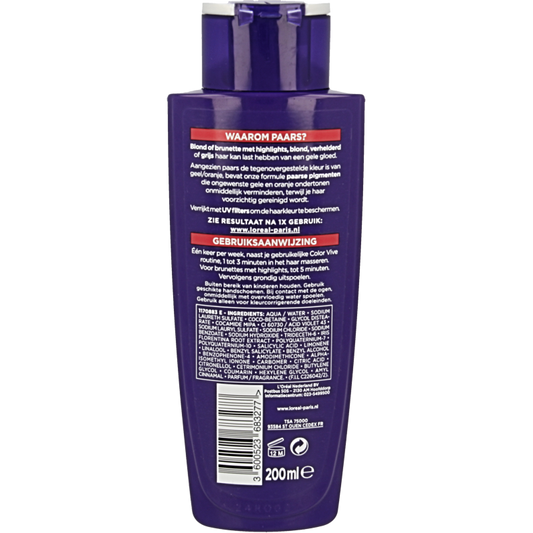 Elvive Shampoo color vive purple 200 Milliliter