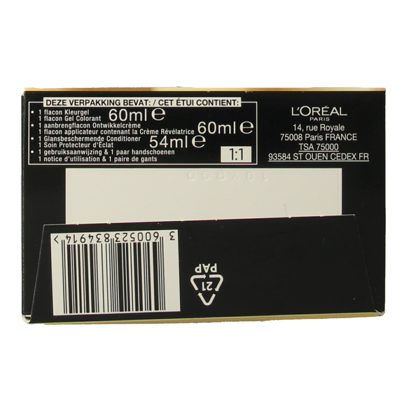 Preference 6.21 Zurich zeer licht koel bruin 1 Sachets