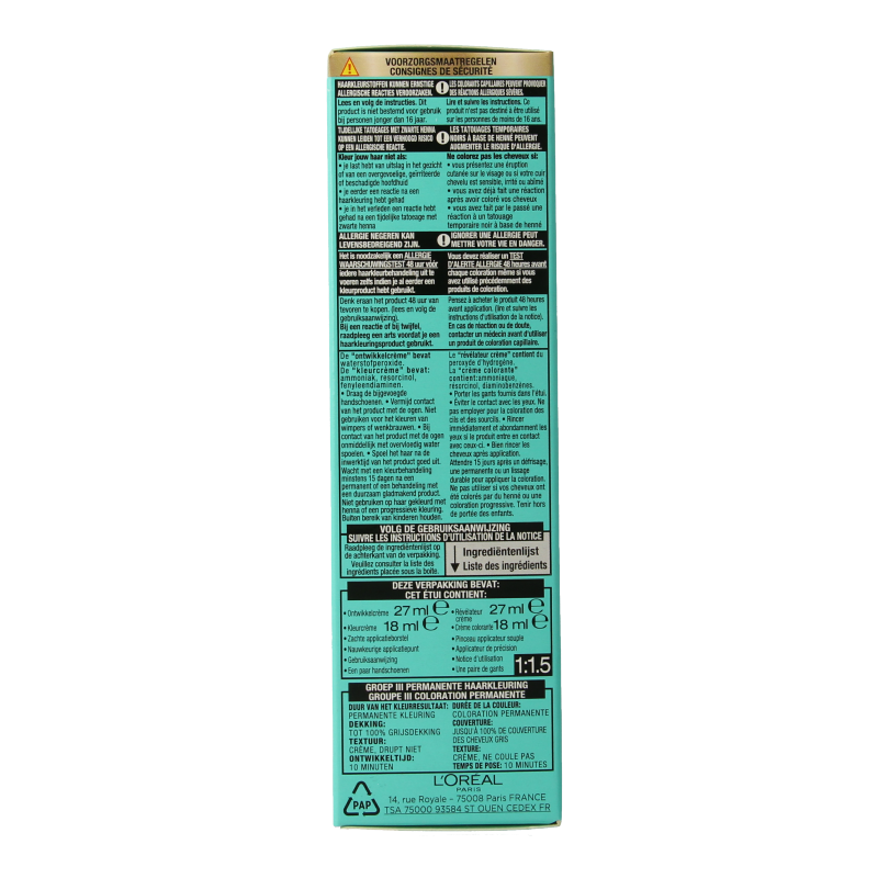 Magic Retouch Permanente haarkleuring nr 3 donkerbruin 1 Stuks