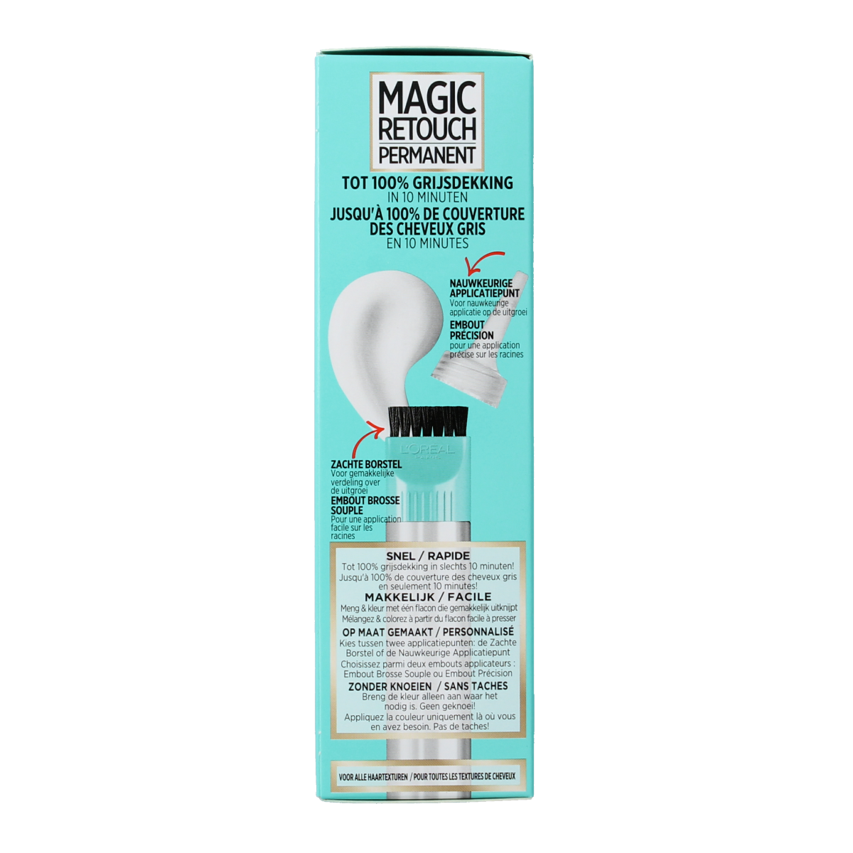 Magic Retouch Permanente haarkleuring nr 5 lichtbruin 1.00 Stuks