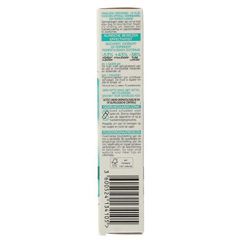 L'Oreal Paris Bright reveal dark spot UV fluid SPF50+ 50.00 Milliliter