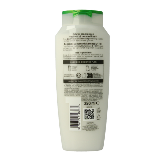 Elvive Shampoo multivitaminen 2 in 1 250 Milliliter