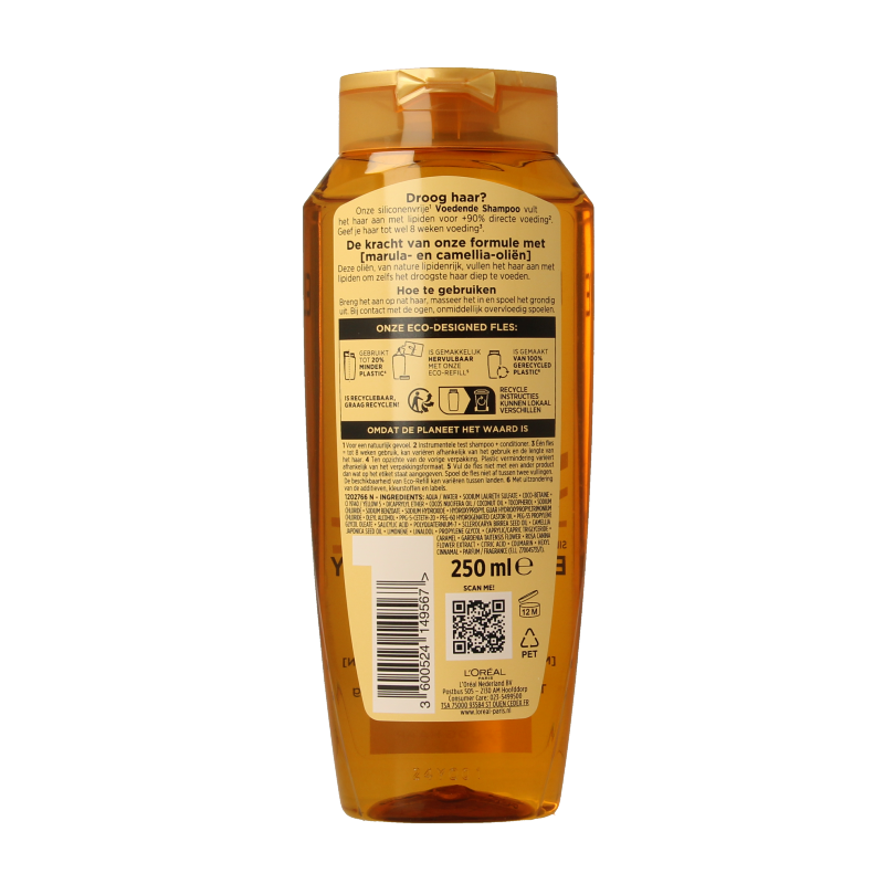 Elvive Shampoo extra oil droog haar 250 Milliliter