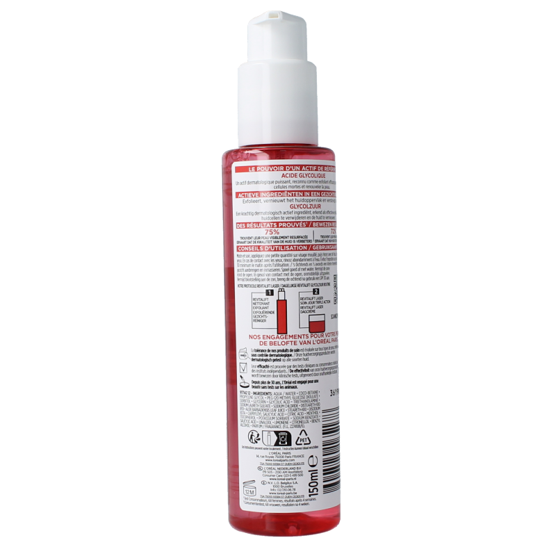 L'Oreal Paris Revitalift glycolic cleanser 150 Milliliter
