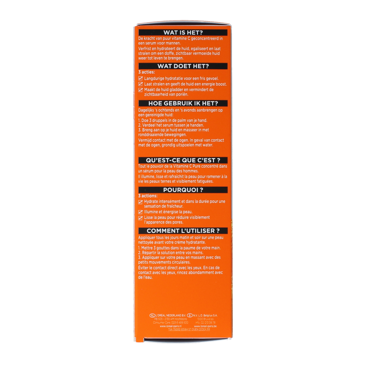 L'Oreal Paris Men expert hydra energetic serum vit C 30.00 Milliliter