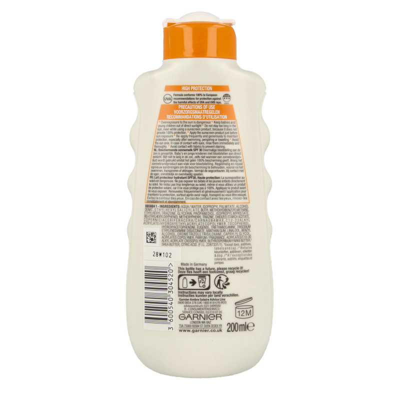 Ambre Solaire Melk SPF30 200 Milliliter