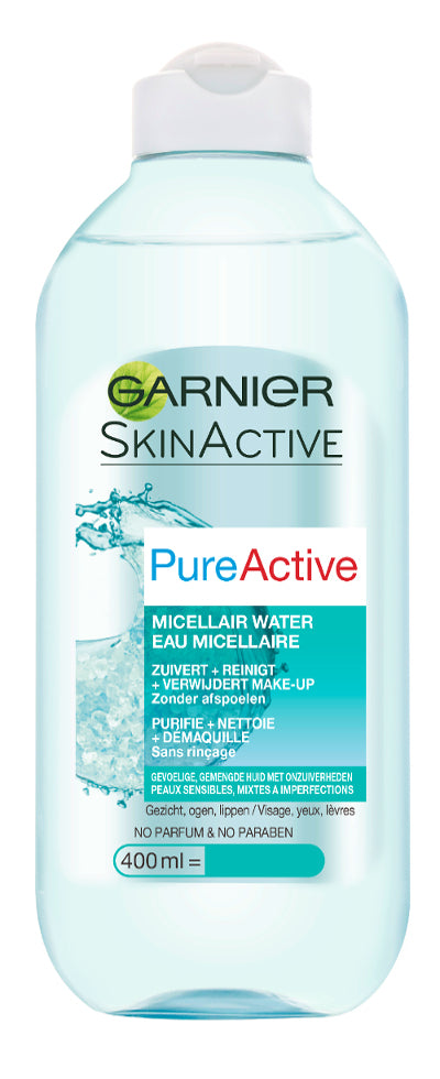 Garnier SkinActive pure active micellair reinigingswater 400 Milliliter