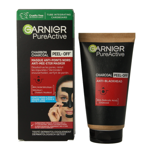 Garnier Pure active peel-off masker charcoal 50 Milliliter