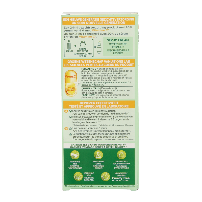 Garnier SkinActive vitamine C serum cream SPF25 50 Milliliter