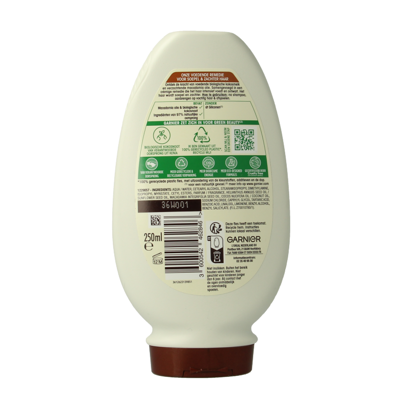 Garnier Loving blends conditioner kokosmelk 250 Milliliter