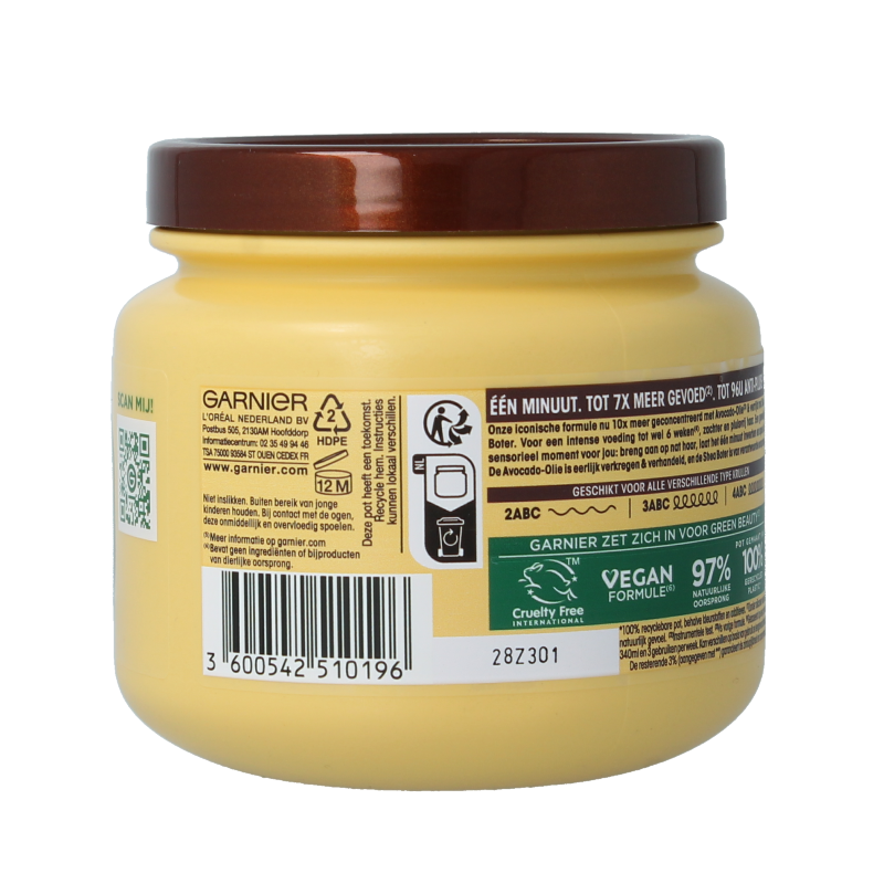 Garnier Loving blends masker avocado & karite 340 Milliliter