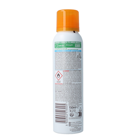 Ambre Solaire Sensitive spray dry mist SPF50+ 150 Milliliter
