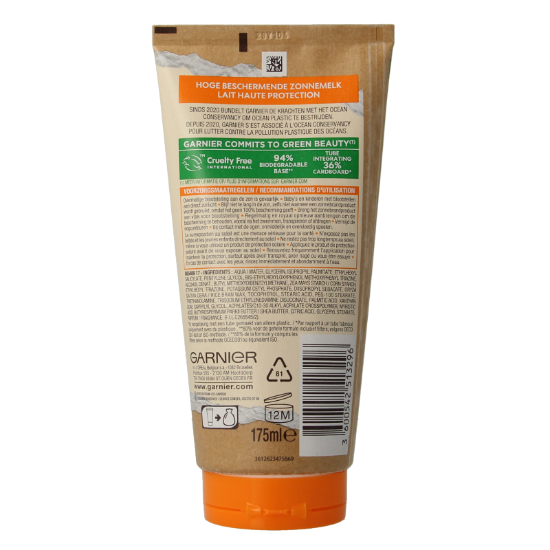 Ambre Solaire Zonnemelk ocean protect SPF30 175 Milliliter