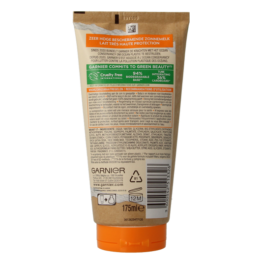 Ambre Solaire Zonnemelk ocean protect SPF50 175 Milliliter