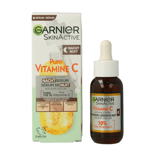 Garnier SkinActive nachtserum vitamine C hyaluronzuur 30 Milliliter