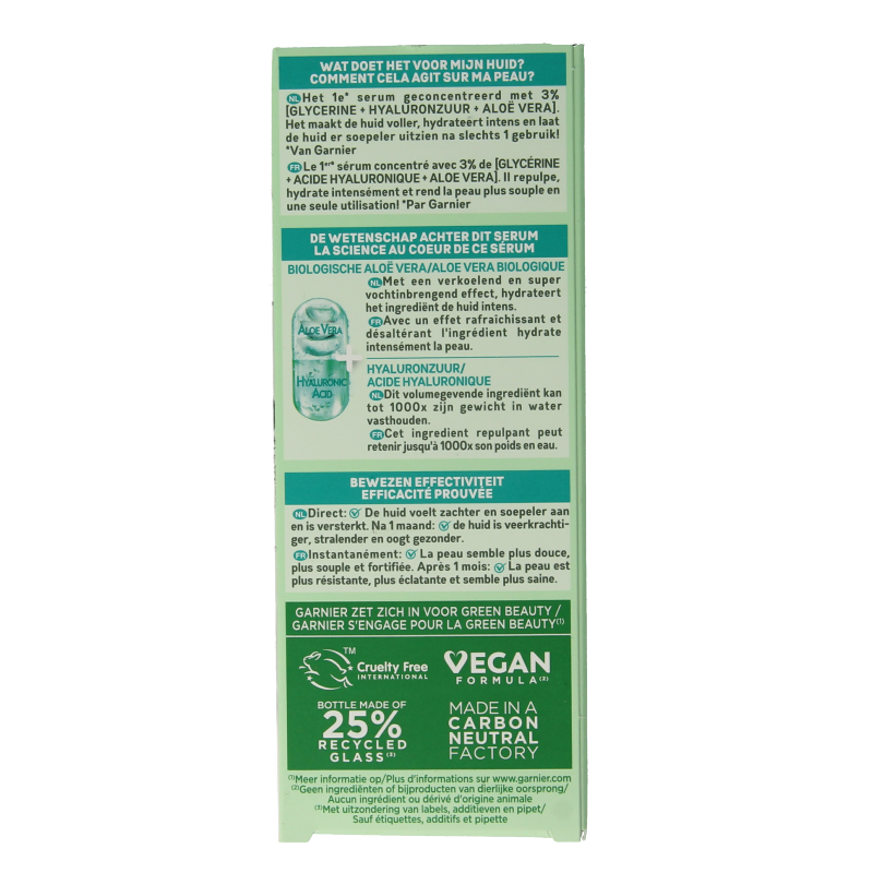 Garnier SkinActive serum hyaluronzuur aloe vera 30 Milliliter