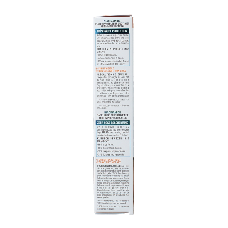 Ambre Solaire Fluid niacinamide super UV SPF50+ 40 Milliliter