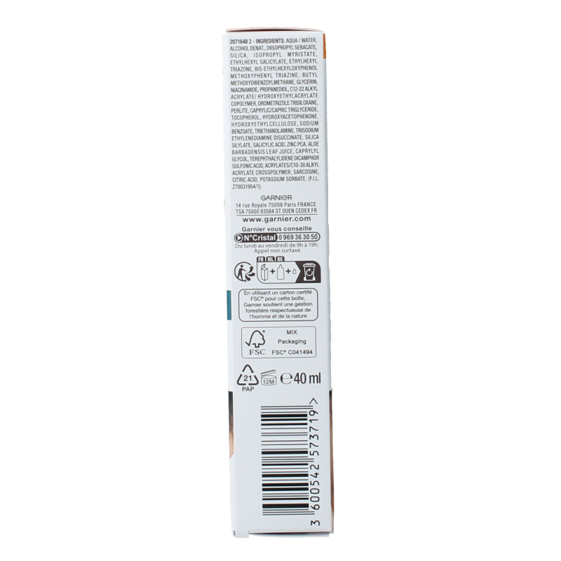 Ambre Solaire Fluid niacinamide super UV SPF50+ 40 Milliliter