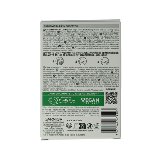 Garnier Pureactive pimple patch 22.00 Stuks