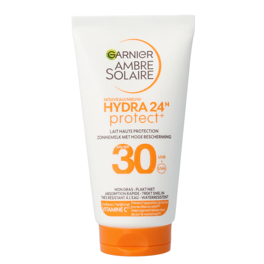 Ambre Solaire Hydraterende melk protect SPF30 50 Milliliter
