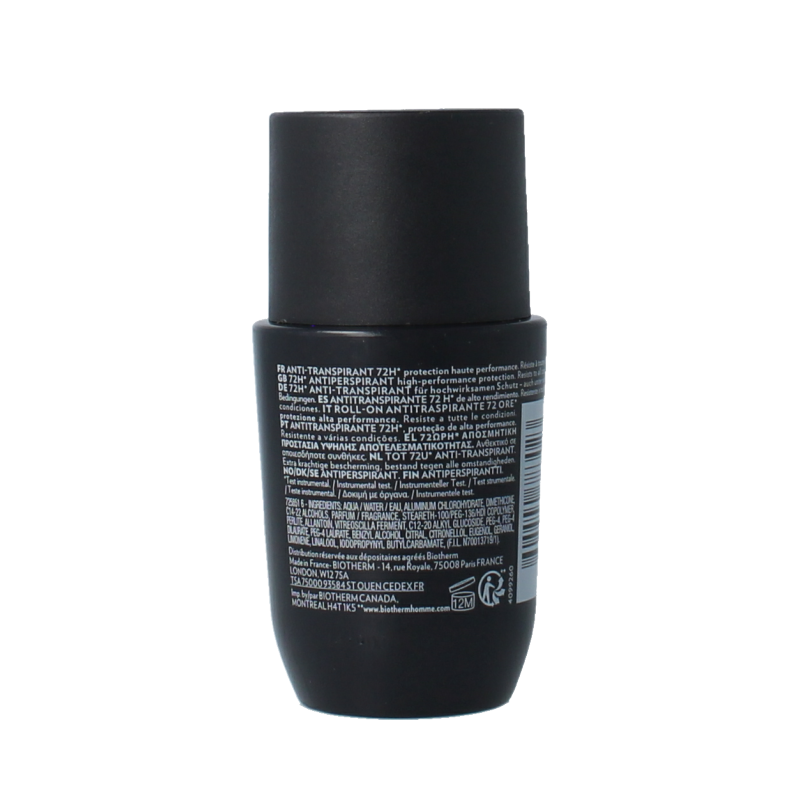 Biotherm Deodorant roller homme 72h day control 75 Milliliter