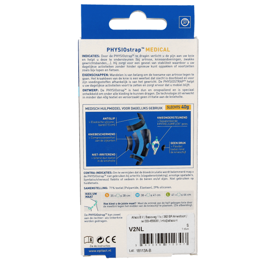 Epitact Knie medical maat S 35-38 1 Stuks