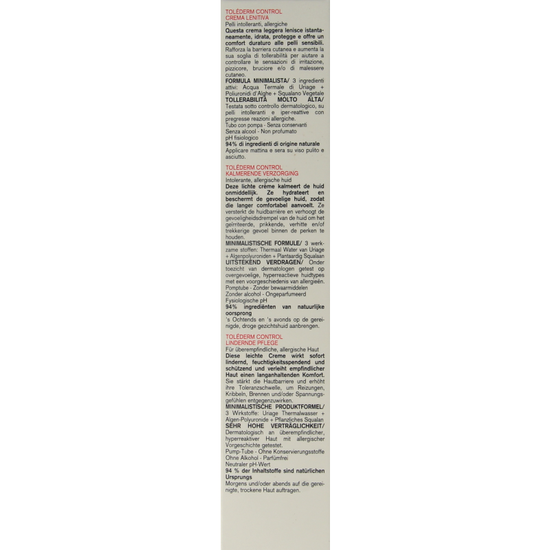 Uriage Tolederm kalmerende verzorging TP 40 Milliliter