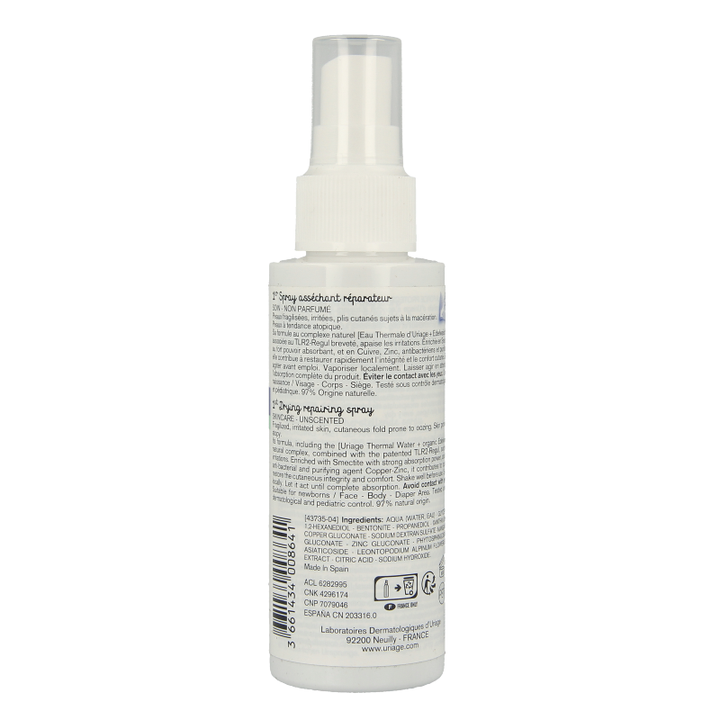 Uriage Bebe 1er spray cu-zn+ 100 Milliliter