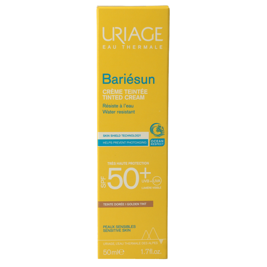 Uriage Sun getinte creme medium SPF50+ 50 Milliliter