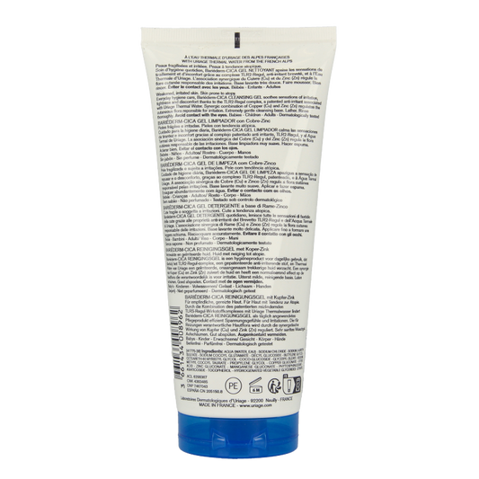 Uriage Bariederm cleansing cica gel irritated skin 200 Milliliter