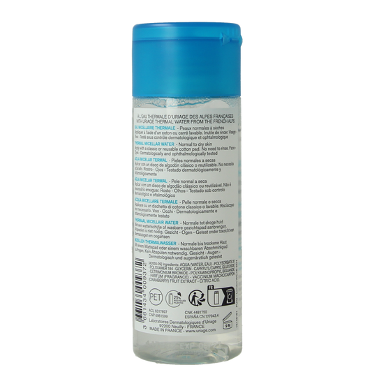 Uriage Thermaal micellairwater normale tot droge huid 100.00 Milliliter