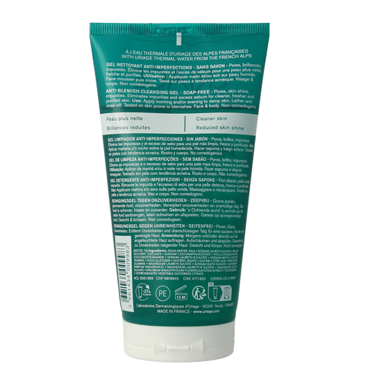 Uriage Hyseac reinigingsgel 150.00 Milliliter