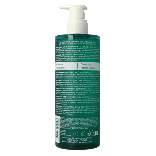 Uriage Hyseac reinigingsgel 500.00 Milliliter