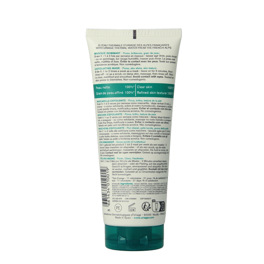 Uriage Hyseac exfolierende masker 100 Milliliter