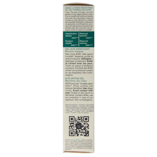 Uriage Hyseac SOS drooggel 15.00 Milliliter