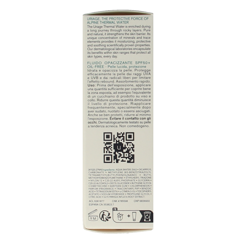 Uriage Hyseac fluide SPF50+ 50 Milliliter