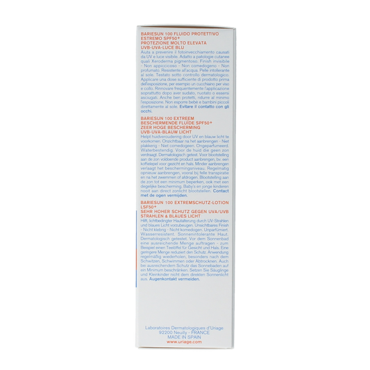 Uriage Bariesun 100 fluid SPF50+ 50.00 Milliliter
