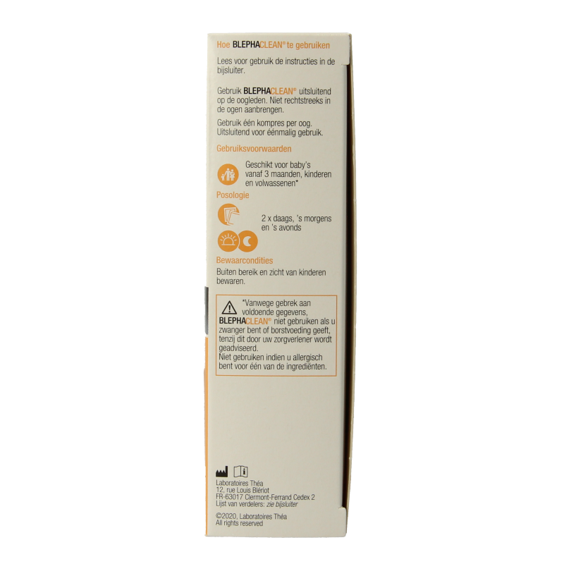 Blephaclean Kompressen 20 Stuks