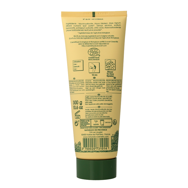 Naturado Groene klei montmorillon tube 300 Gram