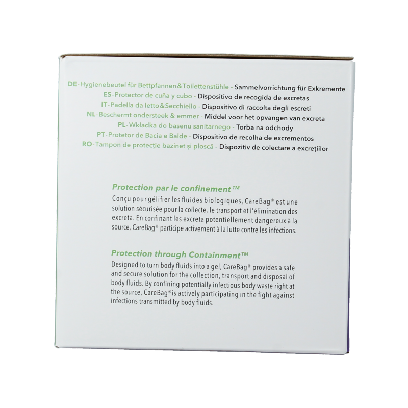 CareBag Pro bedpan & commode liners 700ml 20 Stuks