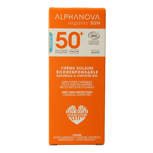 Alphanova Sun Sunscreen face SPF50+ bio 50 Gram