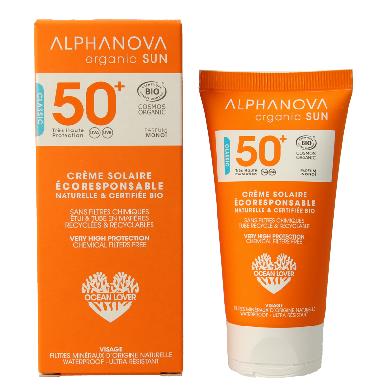 Alphanova Sun Sunscreen face SPF50+ bio 50 Gram