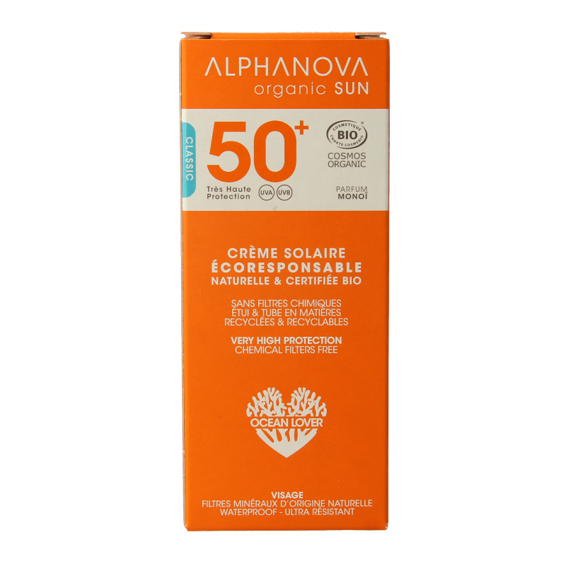 Alphanova Sun Sunscreen face SPF50+ bio 50 Gram