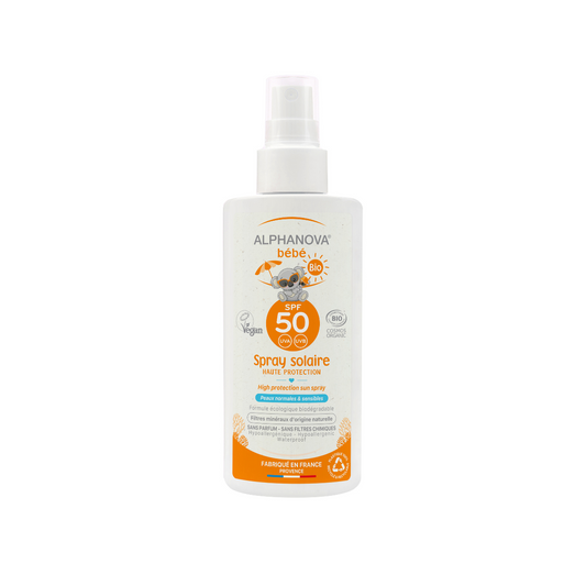 Alphanova Sun Sun bio baby spray high protection SPF50 125 Milliliter