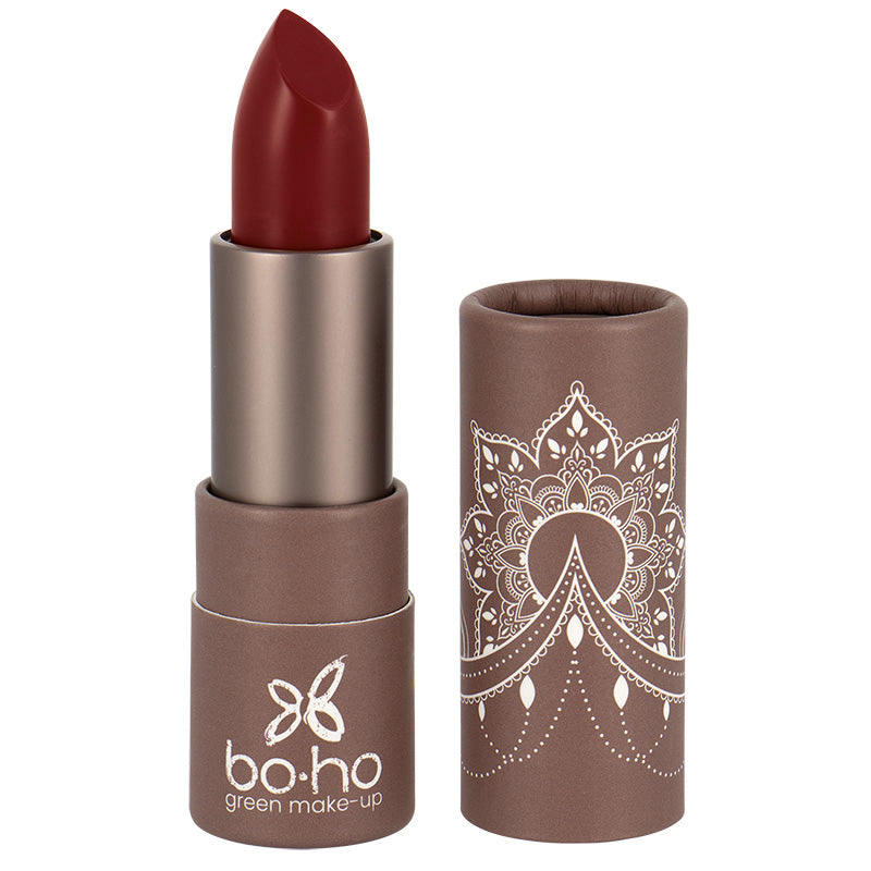 Boho green makeup Lipstick tapis rouge 105 mat 3.5 Gram