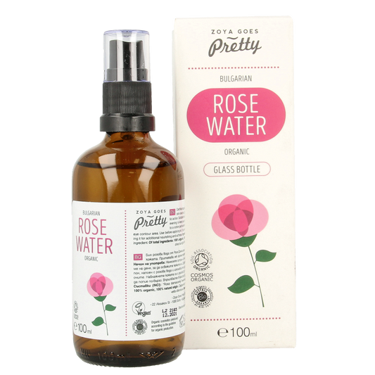 Zoya Goes Pretty Organic rose water glass bottle 100 Milliliter